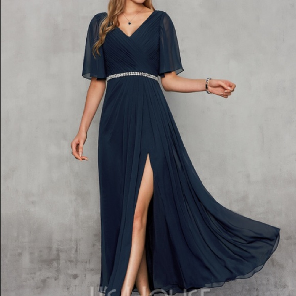 Dark Navy Special Occasion Dress
